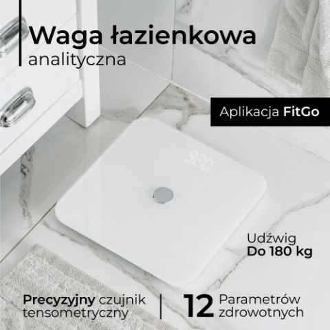 AD 8187 WHITE WAGA ŁAZIENKOWA ANALITYCZNA ? SMART - A PLIKACJA FITGO AD 8187 WHITE WAGA ŁAZIENKOWA ANALITYCZNA ? SMART - A PLIKACJA FITGO