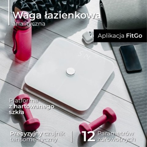 AD 8187 WHITE WAGA ŁAZIENKOWA ANALITYCZNA ? SMART - A PLIKACJA FITGO AD 8187 WHITE WAGA ŁAZIENKOWA ANALITYCZNA ? SMART - A PLIKACJA FITGO