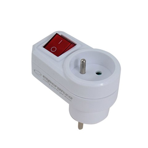 ELK301W Esperanza rozgałęźnik elektr. 1 gn. wł. biały ELK301W Esperanza rozgałęźnik elektr. 1 gn. wł. biały