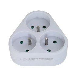 ELK303W Esperabza rozgałęźnik elektr. 3 gn. biały