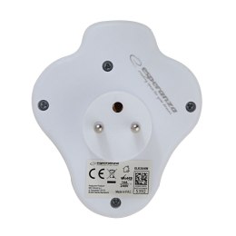 ELK304W Esperanza rozgałęźnik elektr. 3 gn. wł. biały