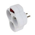 ELK304W Esperanza rozgałęźnik elektr. 3 gn. wł. biały
