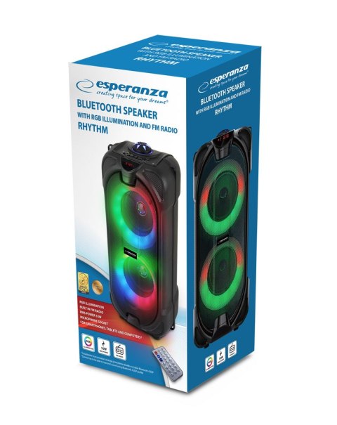EP157 ES PERANZA GŁOŚNIK BT FM LED RGB RYTHM EP157 ES PERANZA GŁOŚNIK BT FM LED RGB RYTHM