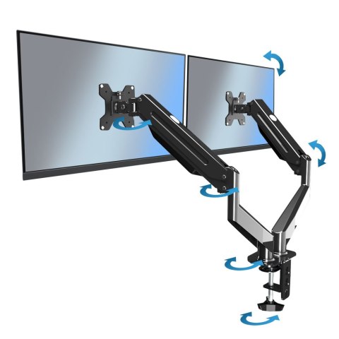 ERW020 ES PERANZA UCHWYT BIURKOWY GAZOWY DO 2 MONITORÓW 17?-27" MACHE ERW020 ES PERANZA UCHWYT BIURKOWY GAZOWY DO 2 MONITORÓW 17?-27" MACHE