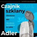 EURO PE AD 1286 CZAJNIK SZKLANY 2,0 L