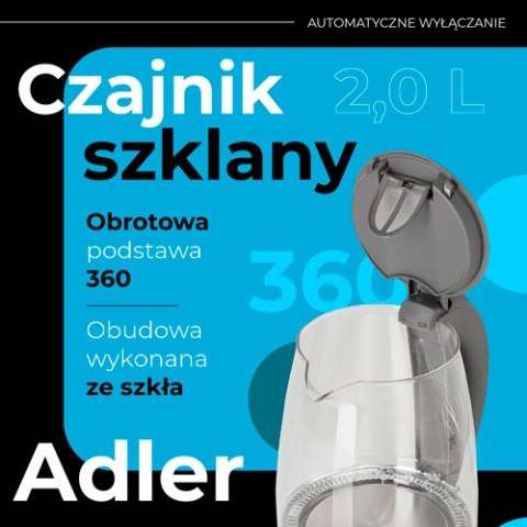 EURO PE AD 1286 CZAJNIK SZKLANY 2,0 L EURO PE AD 1286 CZAJNIK SZKLANY 2,0 L