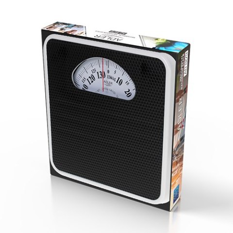 EURO PE AD 8179 BLACK MECHANICZNA WAGA ŁAZIENKOWA EURO PE AD 8179 BLACK MECHANICZNA WAGA ŁAZIENKOWA