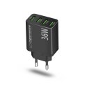 EZC107K ES PERANZA ŁADOWARKA SIECIOWA 36W 4x USB-A qC 3.0 18W