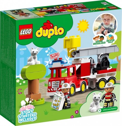 Klocki duplo 10969 wóz strażacki Klocki duplo 10969 wóz strażacki