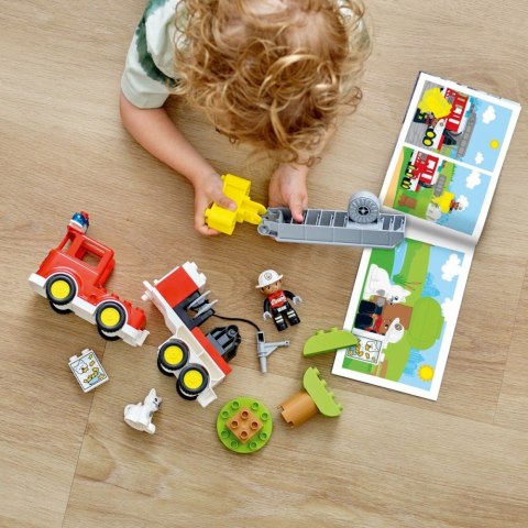 Klocki duplo 10969 wóz strażacki Klocki duplo 10969 wóz strażacki