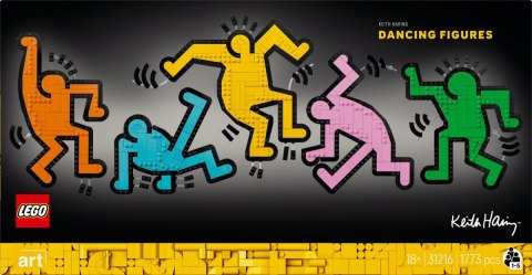 Klocki art 31216 keith haring - tańczące postacie Klocki art 31216 keith haring - tańczące postacie