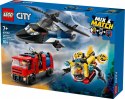 Klocki city 60462 zestaw z helikopterem, wozem strażackim i łodzią