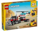Klocki creator 31146 ciężarówka z platformą i helikopterem