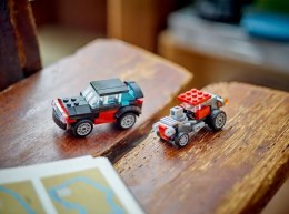 Klocki creator 31146 ciężarówka z platformą i helikopterem