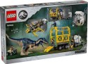 Klocki jurassic world 76966 dinomisje: ciężarówka do transportu allozaura
