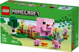 Klocki minecraft 21268 dom prosiaczka