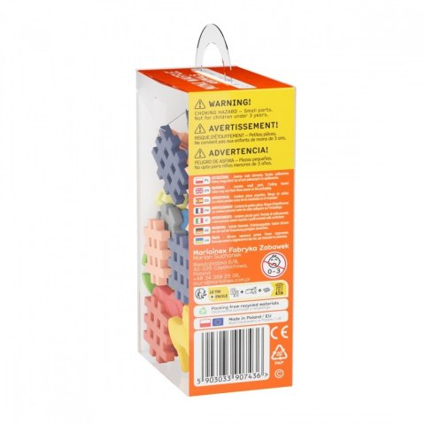 Klocki mini waffle - zwierzęta 42 elementy Klocki mini waffle - zwierzęta 42 elementy