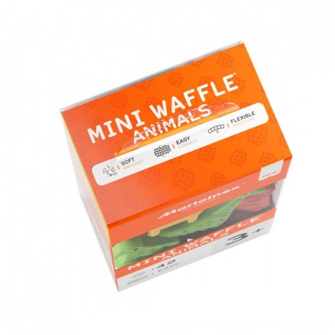 Klocki mini waffle - zwierzęta 42 elementy Klocki mini waffle - zwierzęta 42 elementy