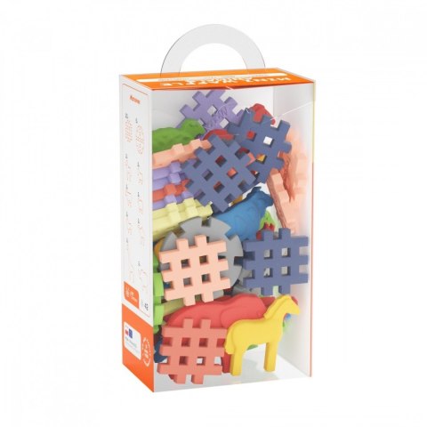 Klocki mini waffle - zwierzęta 42 elementy Klocki mini waffle - zwierzęta 42 elementy