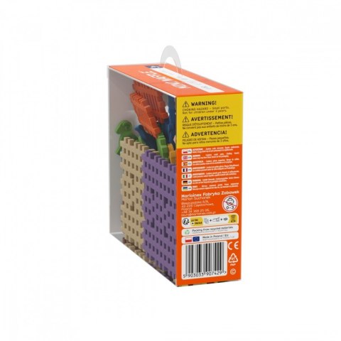 Klocki mini waffle - zwierzęta 62 elementy Klocki mini waffle - zwierzęta 62 elementy