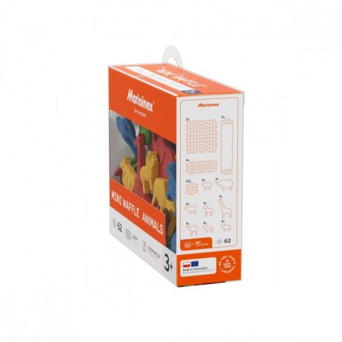 Klocki mini waffle - zwierzęta 62 elementy Klocki mini waffle - zwierzęta 62 elementy