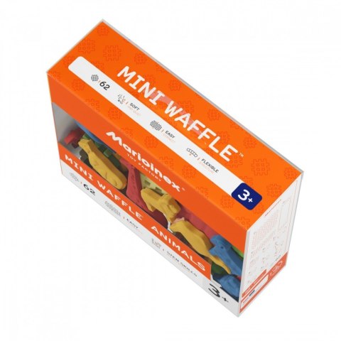 Klocki mini waffle - zwierzęta 62 elementy Klocki mini waffle - zwierzęta 62 elementy