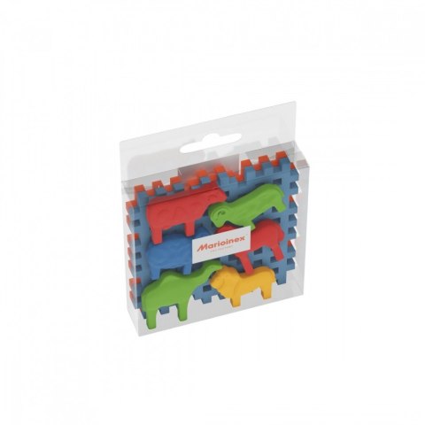 Klocki mini waffle - zwierzęta z podstawą Klocki mini waffle - zwierzęta z podstawą