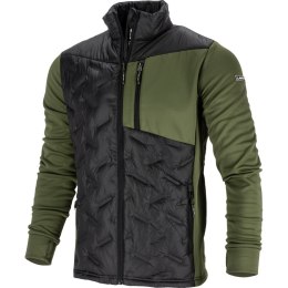 Bluza ocieplana czarno-zielona, 