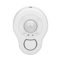 Mini alarm bezprzewodowy sufitowy z wbudowaną syreną sterowany pilotem, 5m, bateryjny
