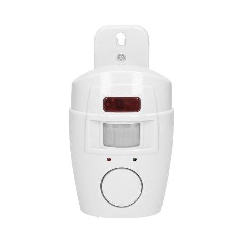 Mini alarm bezprzewodowy z wbudowaną syreną sterowany pilotem, 6m, bateryjny, 2 piloty Mini alarm bezprzewodowy z wbudowaną syreną sterowany pilotem, 6m, bateryjny, 2 piloty