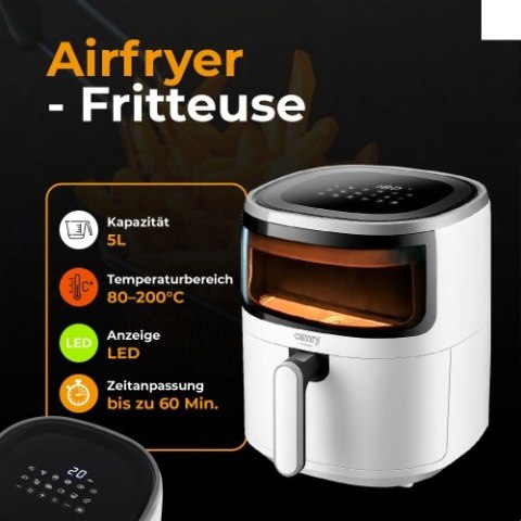 CR 6313 Frytkownica beztłuszczowa - 12 programów 5,0 l - airfryer CR 6313 Frytkownica beztłuszczowa - 12 programów 5,0 l - airfryer
