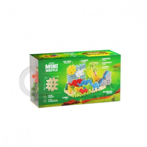 Klocki mini waffle - animals savanna 50 elementów Klocki mini waffle - animals savanna 50 elementów