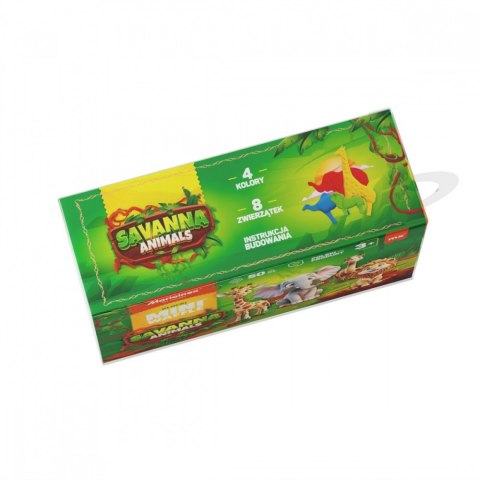 Klocki mini waffle - animals savanna 50 elementów Klocki mini waffle - animals savanna 50 elementów