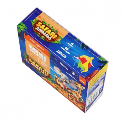 Klocki mini waffle - zwierzęta safari 100 elementów Klocki mini waffle - zwierzęta safari 100 elementów