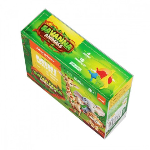 Klocki mini waffle - zwierzęta savanna 100 elementów Klocki mini waffle - zwierzęta savanna 100 elementów