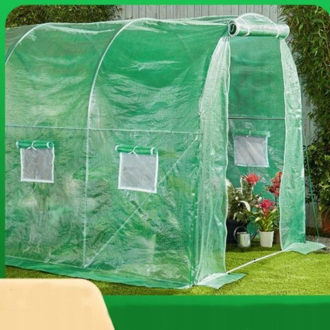 Tunel Foliowy Ogrodowy Szklarnia 4x2,5x2m Folia 10m? UV-4 Premium Tunel Foliowy Ogrodowy Szklarnia 4x2,5x2m Folia 10m? UV-4 Premium