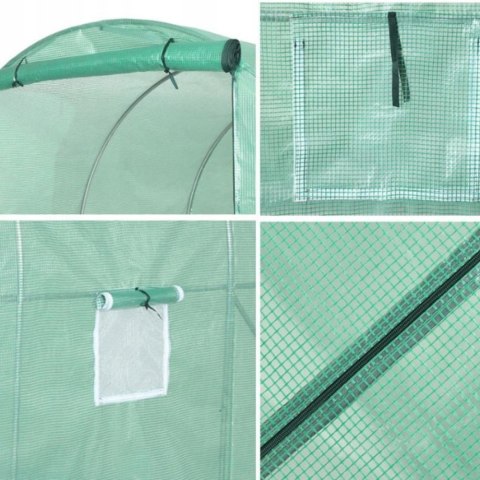 Tunel Foliowy Ogrodowy Szklarnia 4x2,5x2m Folia 10m? UV-4 Premium Tunel Foliowy Ogrodowy Szklarnia 4x2,5x2m Folia 10m? UV-4 Premium