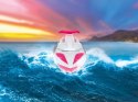 Motorówka zdalnie sterowana rc boat spring tide - różowa