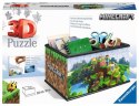 Puzzle 216 elementów 3d szkatułka minecraft Puzzle 216 elementów 3d szkatułka minecraft