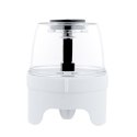 AD 4449 white Młynek do przypraw, soli i pieprzu - zestaw 3 młynków - usb