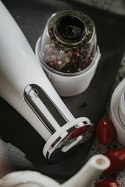 AD 4449 white Młynek do przypraw, soli i pieprzu - zestaw 3 młynków - usb