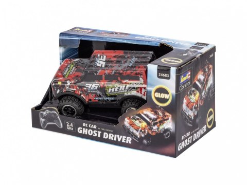 Auto zdalnie sterowane rc car ghost driver - czerwone Auto zdalnie sterowane rc car ghost driver - czerwone