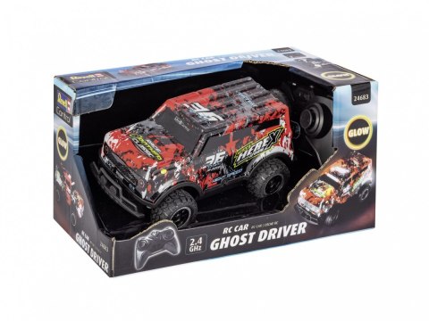 Auto zdalnie sterowane rc car ghost driver - czerwone Auto zdalnie sterowane rc car ghost driver - czerwone