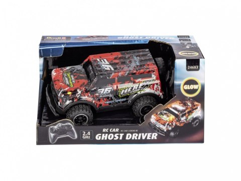 Auto zdalnie sterowane rc car ghost driver - czerwone Auto zdalnie sterowane rc car ghost driver - czerwone