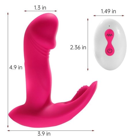 Flicking wearable vibrator Flicking wearable vibrator