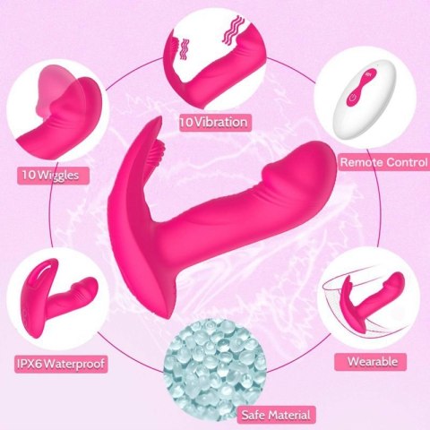 Flicking wearable vibrator Flicking wearable vibrator