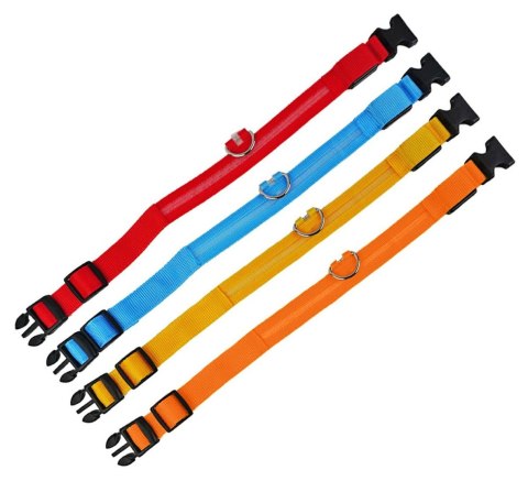 AG232C Obroża świecąca led 32-37cm orang AG232C Obroża świecąca led 32-37cm orang
