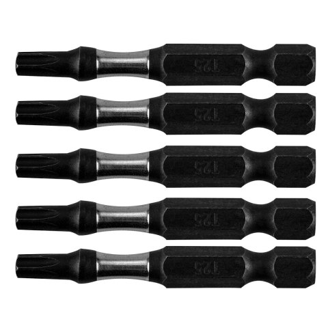 Bity udarowe S2, 50 mm, T25 - 5 szt. Bity udarowe S2, 50 mm, T25 - 5 szt.
