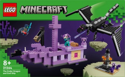 Klocki minecraft 21264 smok kresu i statek kresu Klocki minecraft 21264 smok kresu i statek kresu