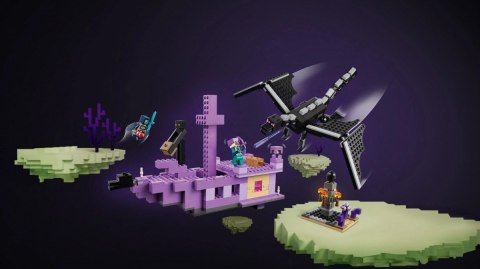Klocki minecraft 21264 smok kresu i statek kresu Klocki minecraft 21264 smok kresu i statek kresu